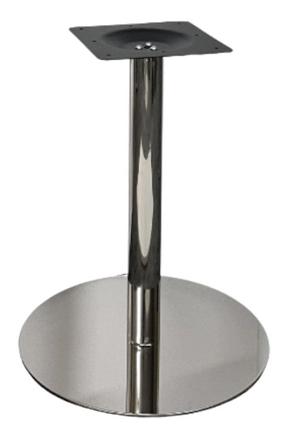 Central Table Leg Stad 4 | size: Height: 70cm, Diameter: 58cm | color: Chrome | image: 0 | variant: 1000705