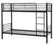 Children's Bunk Bed Nashville | size: Length: 215cm, Width: 99cm, Height: 165cm | color: Black | image: 1 | variant: 1003437