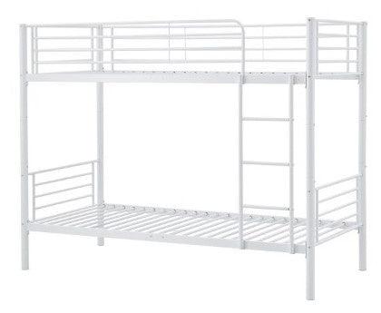 Children's Bunk Bed Nashville | size: Length: 215cm, Width: 99cm, Height: 165cm | color: White | image: 1 | variant: 1003436