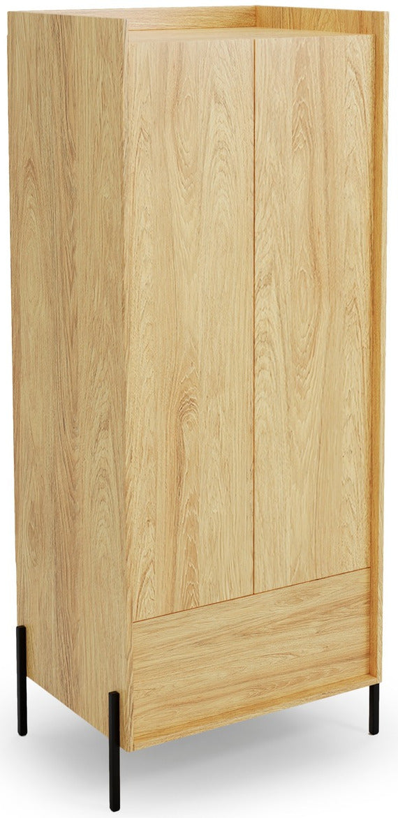 Closet Helsinki | size: Width: 60cm, Height: 179cm, Depth: 78cm | color: Natural | image: 1 | variant: 1002079