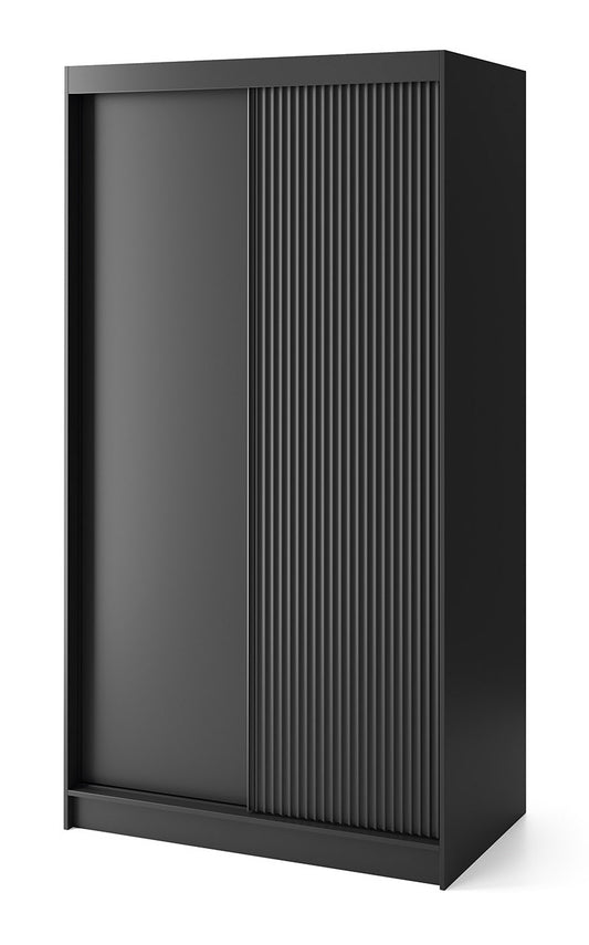 Closet Prescco 2 1 | size: Width: 220cm, Height: 60cm, Depth: 120cm | color: Black | image: 0 | variant: 1017105