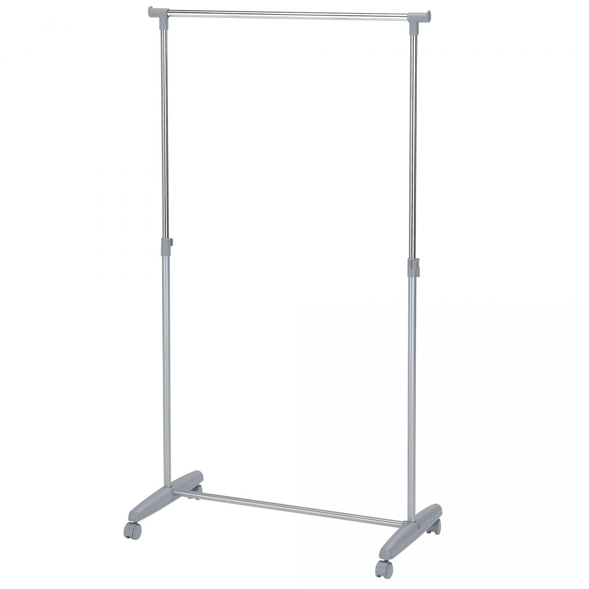 Clothes Hanger Aberdeen | size: Length: 85cm, Height: 160cm, Depth: 43cm | color: Silver | image: 1 | variant: 1000197
