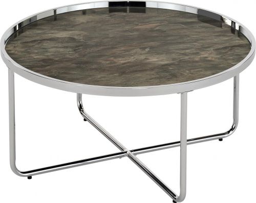 Coffee Table Astor 1 | size: Length: 80cm, Width: 80cm, Height: 40cm, Diameter: 80cm | color: Gray | image: 1 | variant: 1006820