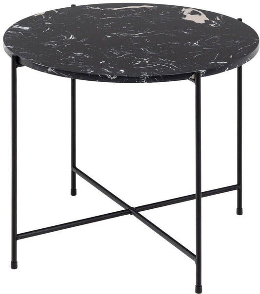 Coffee Table Avila 1 | size: Length: 52cm, Width: 52cm, Height: 40cm, Diameter: 52cm | color: Black | image: 1 | variant: 1016738