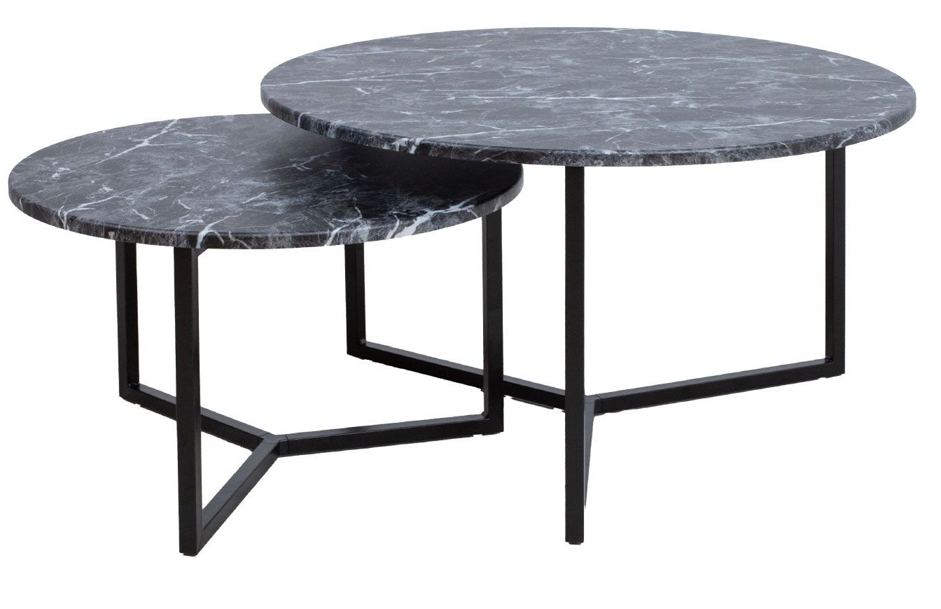Coffee Table Basel | size: Length: 80cm, Width: 80cm, Height: 45cm, Diameter: 80cm | color: Gray | image: 0 | variant: 1001597