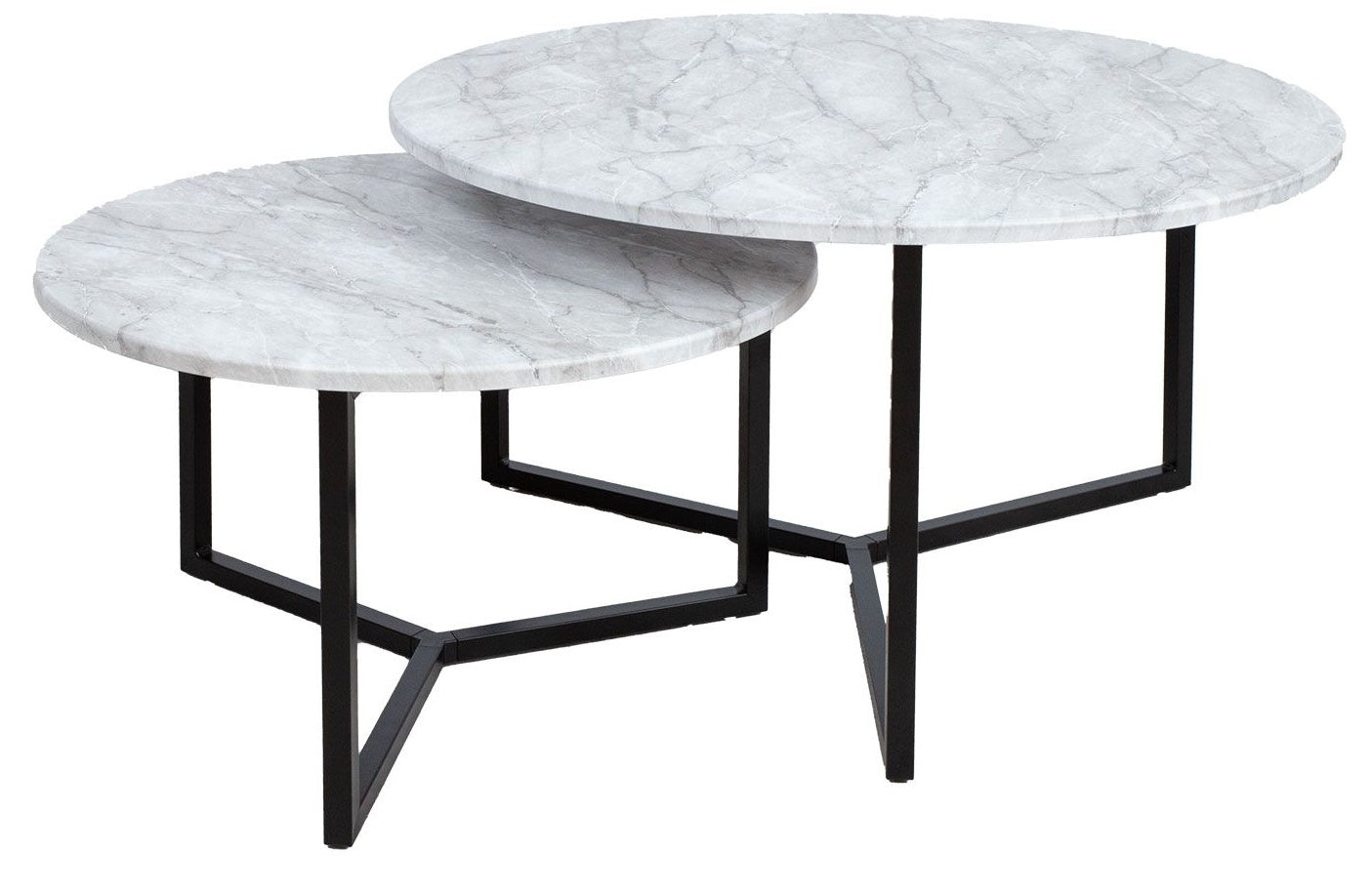 Coffee Table Basel | size: Length: 80cm, Width: 80cm, Height: 45cm, Diameter: 80cm | color: Gray | image: 0 | variant: 1001598