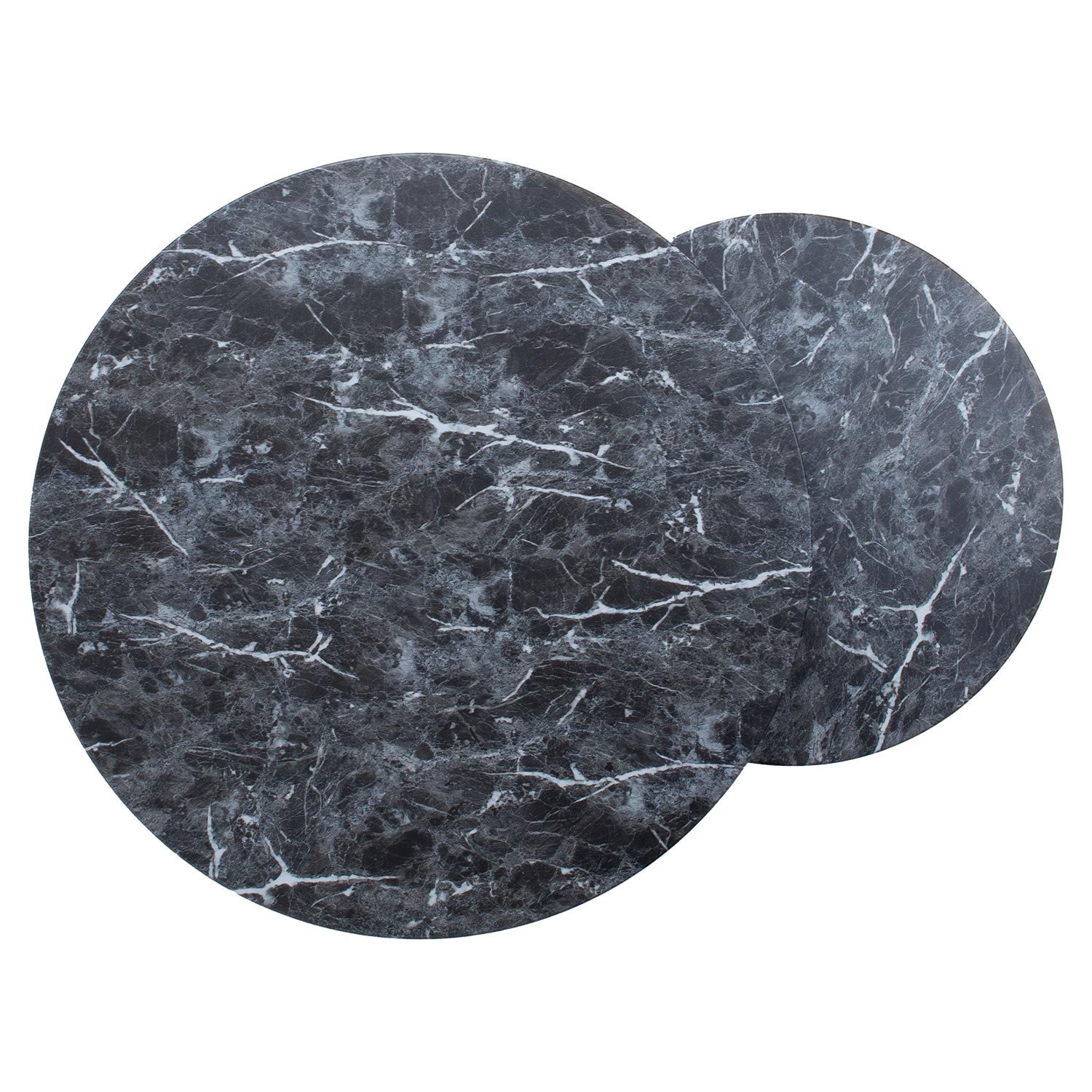 Coffee Table Basel | size: Length: 80cm, Width: 80cm, Height: 45cm, Diameter: 80cm | color: Gray | image: 2 | variant: 1001597