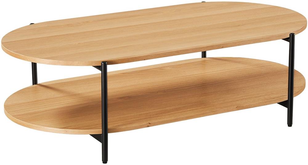Coffee Table Davia | size: Length: 60cm, Width: 115cm, Height: 34cm | color: Oak | image: 1 | variant: 1017645