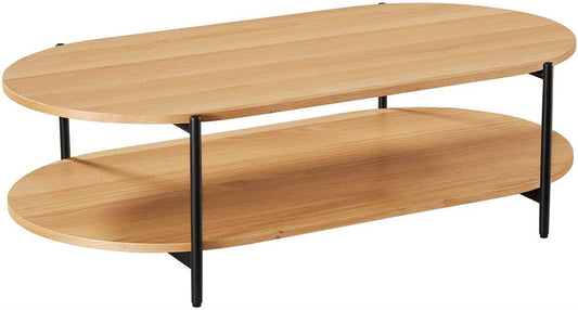Coffee Table Davia | size: Length: 60cm, Width: 115cm, Height: 34cm | color: Oak | image: 1 | variant: 1017645