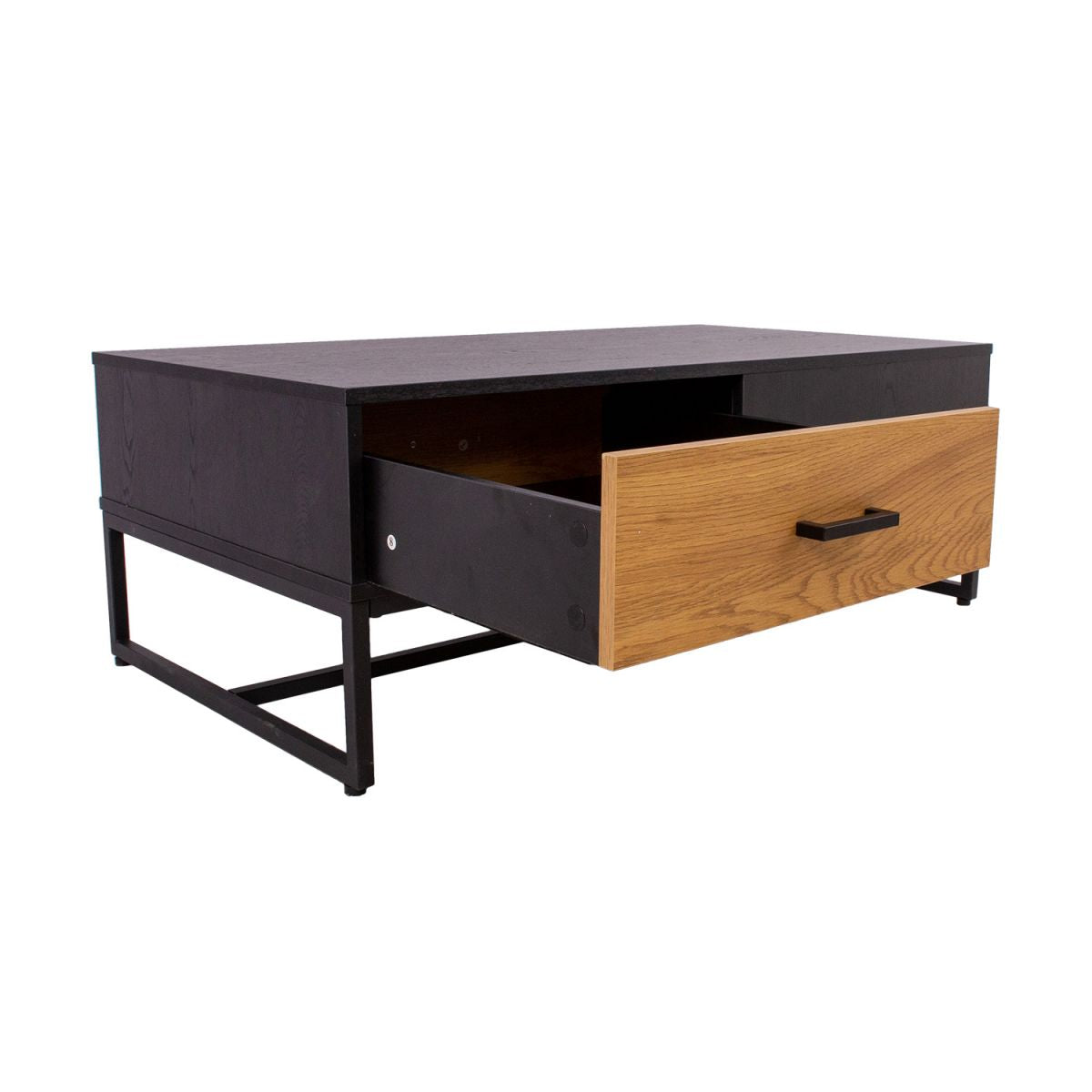 Coffee Table East Falmouth | size: Length: 60cm, Width: 110cm, Height: 40cm | color: Black | image: 2 | variant: 1005371