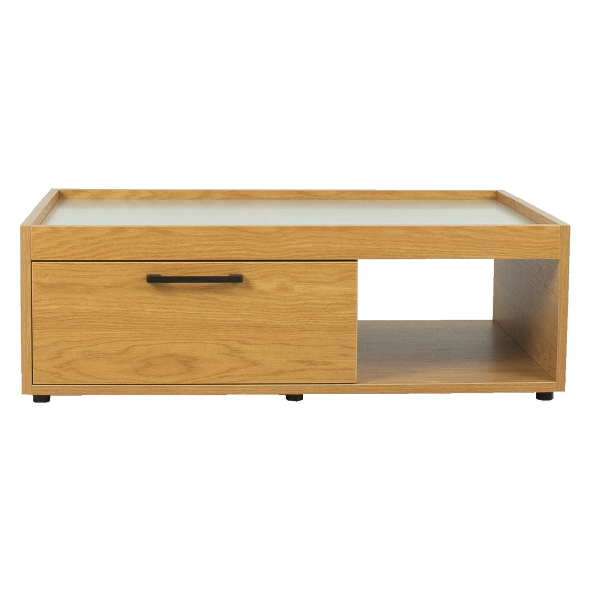 Coffee Table East Hastings | size: Length: 70cm, Width: 98cm, Height: 32cm | color: Oak | image: 2 | variant: 1005328