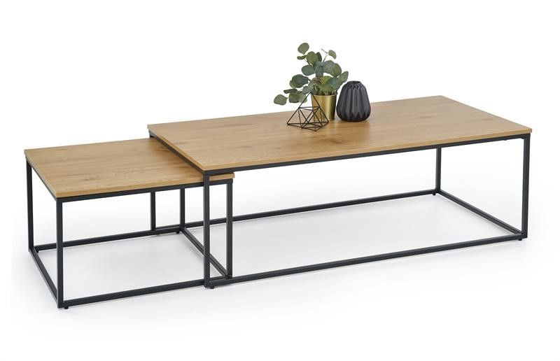 Coffee Table East Houston | size: Length: 120cm, Width: 60cm, Height: 40cm | color: Oak | image: 5 | variant: 1006756