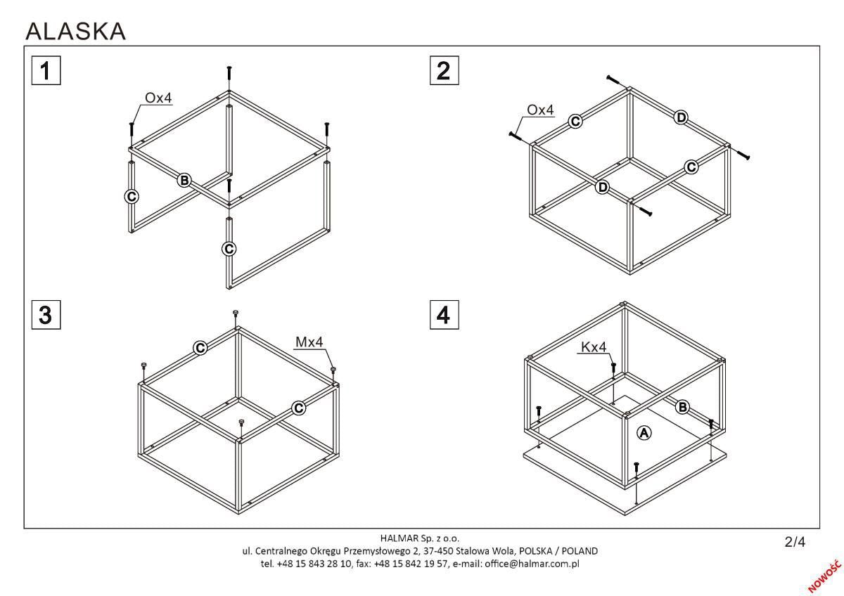 Coffee Table East Houston | size: Length: 120cm, Width: 60cm, Height: 40cm | color: Oak | image: 7 | variant: 1006756