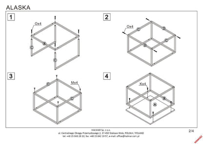 Coffee Table East Houston | size: Length: 120cm, Width: 60cm, Height: 40cm | color: Oak | image: 7 | variant: 1006756