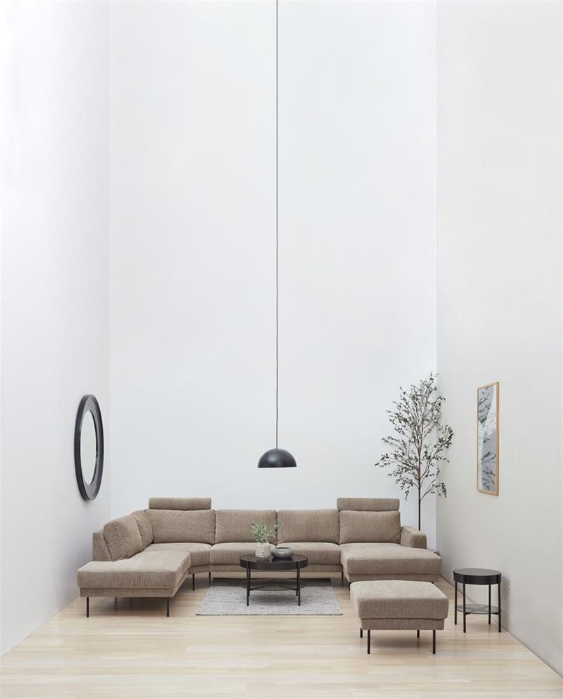 Coffee Table East Kaunas | size: Length: 75cm, Width: 75cm, Height: 45cm, Diameter: 75cm | color: Transparent/Black | image: 5 | variant: 1005989