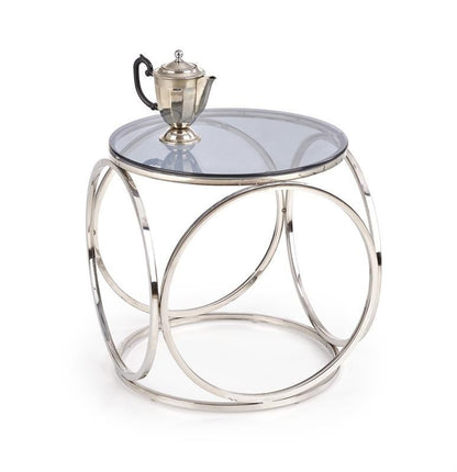 Coffee Table East Kolkata | size: Length: 50cm, Width: 50cm, Height: 55cm, Diameter: 50cm | color: Chrome | image: 1 | variant: 1006767