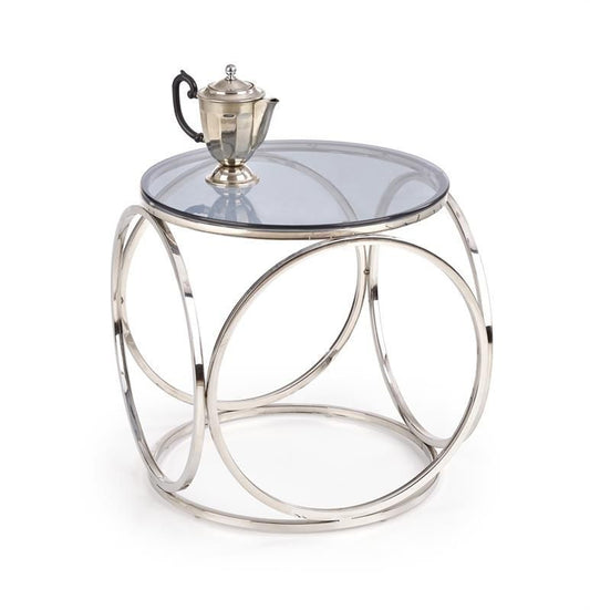Coffee Table East Kolkata | size: Length: 50cm, Width: 50cm, Height: 55cm, Diameter: 50cm | color: Chrome | image: 1 | variant: 1006767