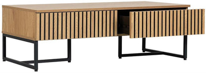 Coffee Table East Lille | size: Length: 60cm, Width: 120cm, Height: 40cm | color: Oak | image: 2 | variant: 1006321