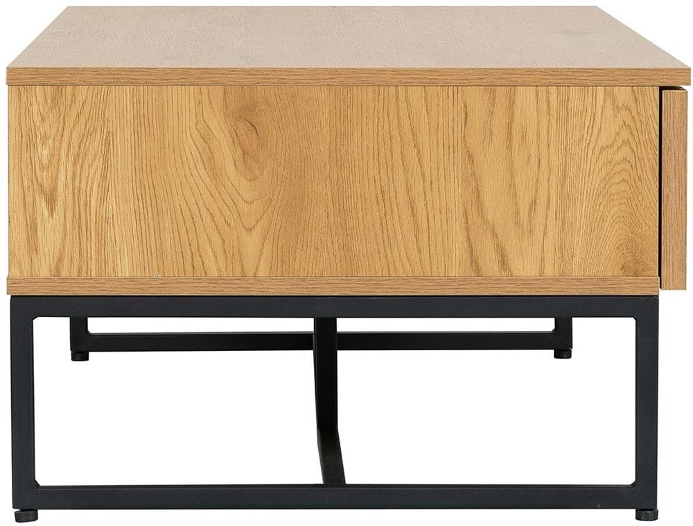 Coffee Table East Lille | size: Length: 60cm, Width: 120cm, Height: 40cm | color: Oak | image: 5 | variant: 1006321