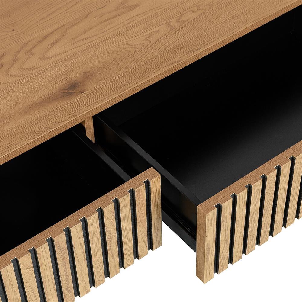 Coffee Table East Lille | size: Length: 60cm, Width: 120cm, Height: 40cm | color: Oak | image: 6 | variant: 1006321