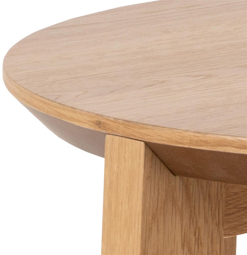 Coffee Table East Ogre | size: Length: 50cm, Width: 50cm, Height: 50cm, Diameter: 50cm | color: Oak | image: 6 | variant: 1005984