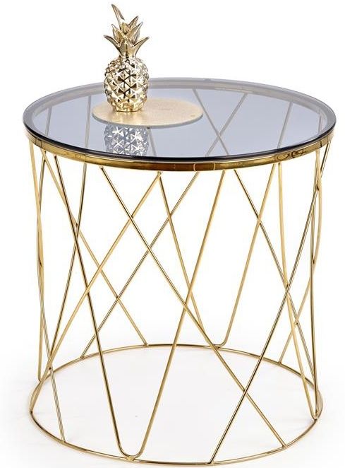 Coffee Table East Tbilisi | size: Length: 55cm, Width: 55cm, Height: 55cm, Diameter: 55cm | color: Transparent | image: 0 | variant: 1006772