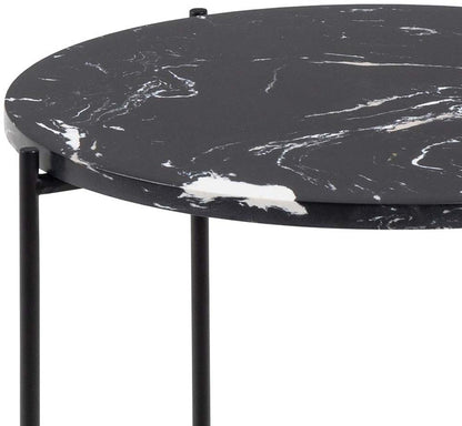Coffee Table East Valmiera | size: Length: 42cm, Width: 42cm, Height: 45cm, Diameter: 42cm | color: Black | image: 4 | variant: 1005977