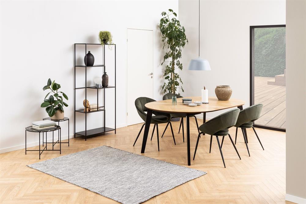 Coffee Table East Valmiera | size: Length: 42cm, Width: 42cm, Height: 45cm, Diameter: 42cm | color: Black | image: 7 | variant: 1005977