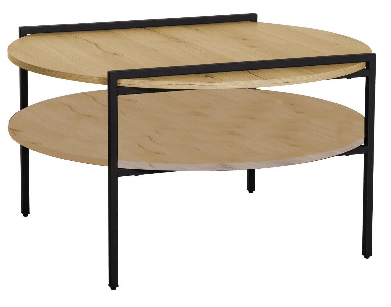 Coffee Table East Viljandi | size: Length: 80cm, Width: 80cm, Height: 48cm, Diameter: 80cm | color: Brown | image: 0 | variant: 1006521