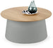 Coffee Table Edmonton | size: Length: 69cm, Width: 69cm, Height: 33cm, Diameter: 69cm | color: Gray | image: 0 | variant: 1003290