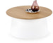 Coffee Table Edmonton | size: Length: 69cm, Width: 69cm, Height: 33cm, Diameter: 69cm | color: White | image: 1 | variant: 1003289