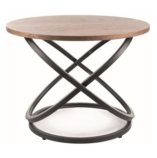 Coffee Table Eso D | size: Length: 60cm, Width: 60cm, Height: 45cm, Diameter: 60cm | color: Brown | image: 0 | variant: 1017969