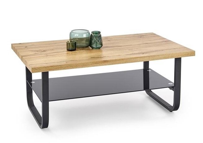 Coffee Table Espinoza 1 | size: Length: 60cm, Width: 120cm, Height: 45cm | color: Black | image: 1 | variant: 1011138