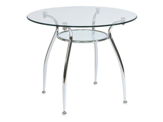 Coffee Table Finezja | size: Length: 90cm, Width: 90cm, Height: 77cm, Diameter: 90cm | color: Gray | image: 1 | variant: 1011755