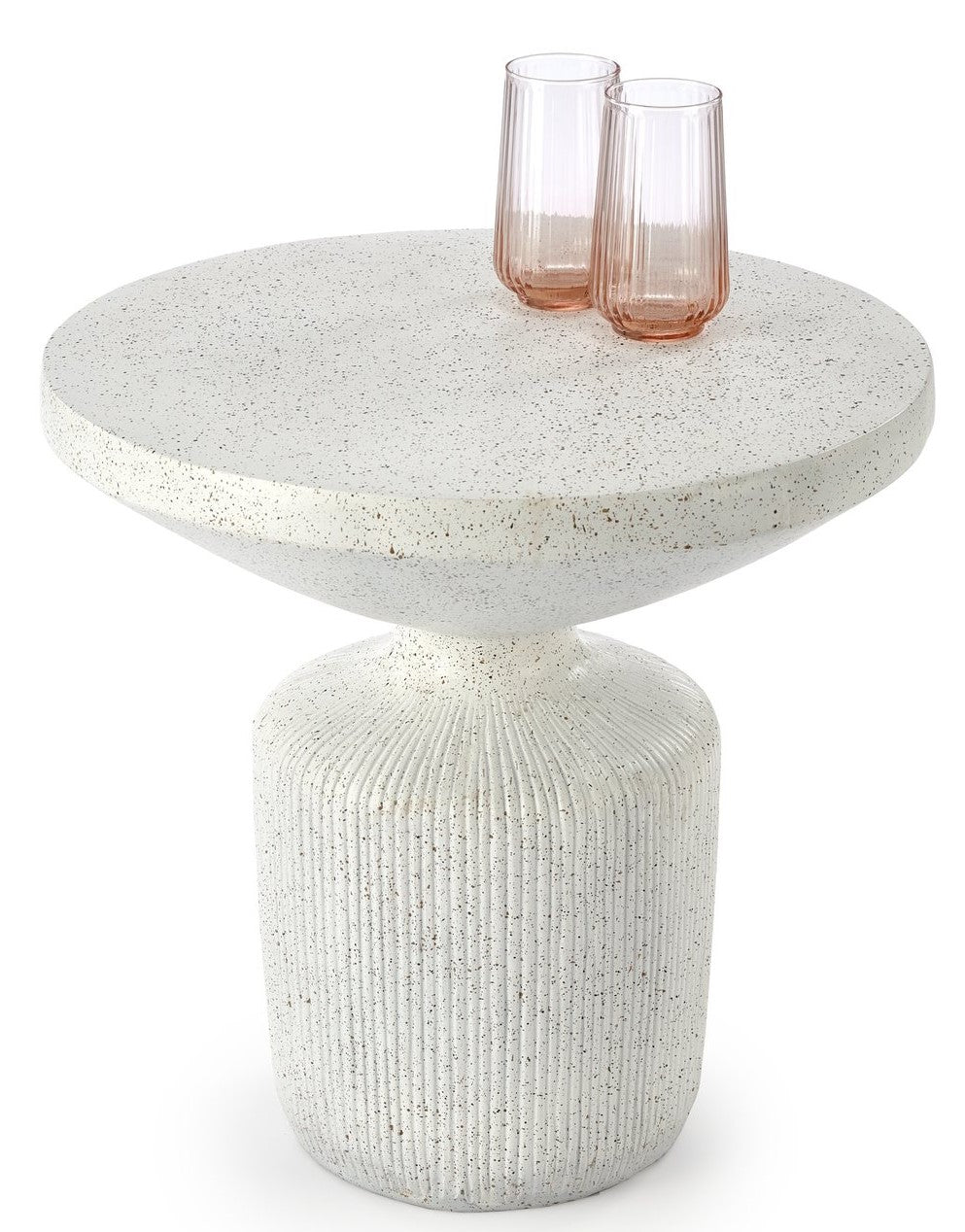 Coffee Table Giza | size: Length: 54cm, Width: 54cm, Height: 53cm, Diameter: 54cm | color: White | image: 1 | variant: 1012994