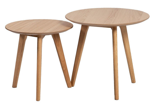 Coffee Table Helena 2 | size: Length: 50cm, Width: 50cm, Height: 45cm, Diameter: 50cm | color: Natural | image: 0 | variant: 1011092