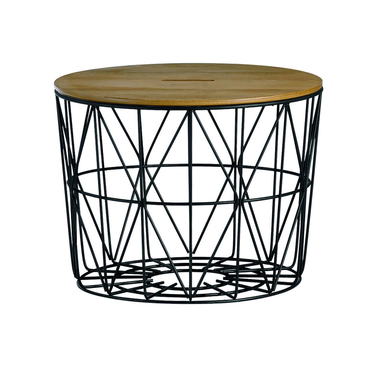 Coffee Table Helena 5 | size: Length: 60cm, Width: 60cm, Height: 40cm, Diameter: 60cm | color: Oak | image: 1 | variant: 1011143
