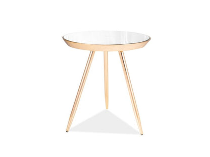 Coffee Table Hertford | size: Length: 41cm, Width: 41cm, Height: 46cm, Diameter: 41cm | color: Transparent | image: 1 | variant: 1004465