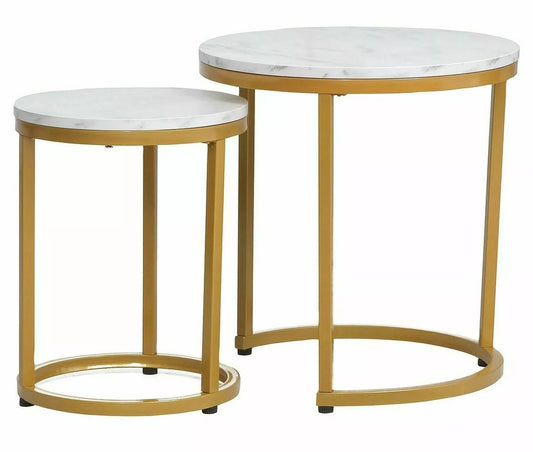 Coffee Table Hola 1 | size: Length: 45cm, Width: 45cm, Height: 48cm, Diameter: 45cm | color: White | image: 0 | variant: 1006875