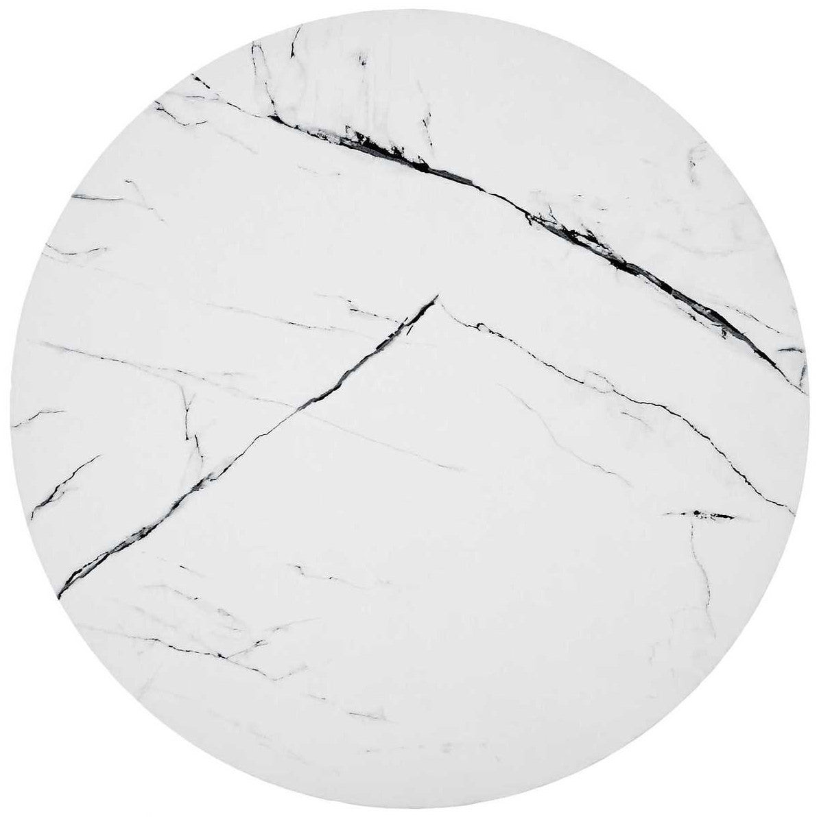 Coffee Table Hong Kong | size: Length: 60cm, Width: 60cm, Height: 41cm, Diameter: 60cm | color: White/Black | image: 2 | variant: 1003287