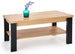 Coffee Table Houston | size: Length: 60cm, Width: 120cm, Height: 56cm | color: Black/Oak | image: 1 | variant: 1003298