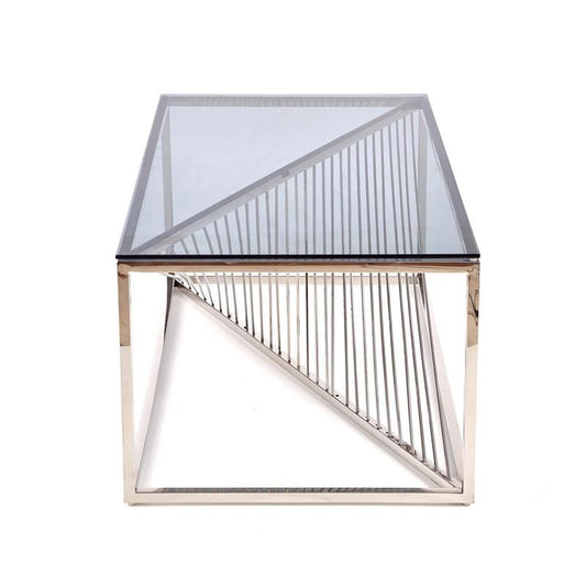 Coffee Table Infinity 1 | size: Length: 60cm, Width: 120cm, Height: 45cm | color: Silver | image: 1 | variant: 1011170