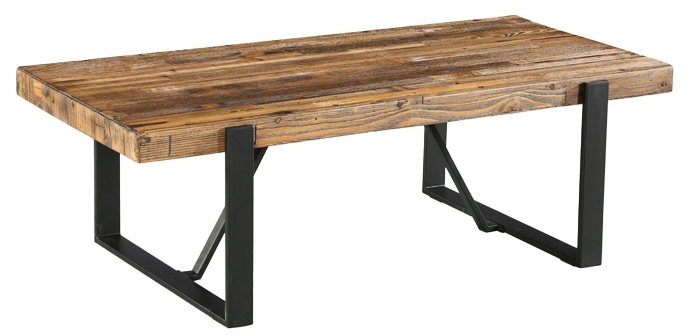 Coffee Table Ironbridge | size: Length: 66cm, Width: 132cm, Height: 43.5cm | color: Brown | image: 0 | variant: 1017944