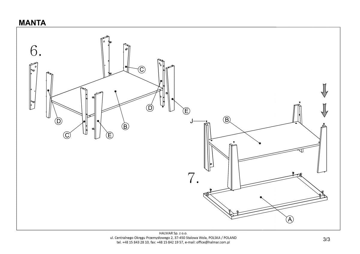 Coffee Table Jakarta | size: Length: 65cm, Width: 110cm, Height: 54cm | color: Walnut | image: 4 | variant: 1003311