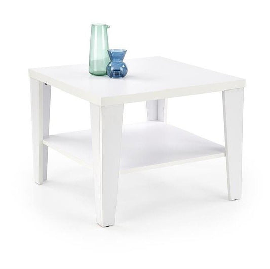 Coffee Table Jakarta | size: Length: 70cm, Width: 75cm, Height: 54cm | color: White | image: 0 | variant: 1003313