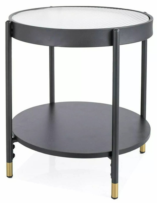 Coffee Table Laguna A | size: Length: 45cm, Width: 45cm, Height: 48cm, Diameter: 45cm | color: Transparent | image: 0 | variant: 1017988