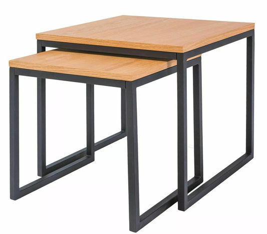 Coffee Table Largo Duo | size: Length: 50cm, Width: 50cm, Height: 45cm | color: Oak | image: 0 | variant: 1017990