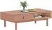 Coffee Table Leicester | size: Length: 60cm, Width: 120cm, Height: 40cm | color: Pink | image: 1 | variant: 1001630