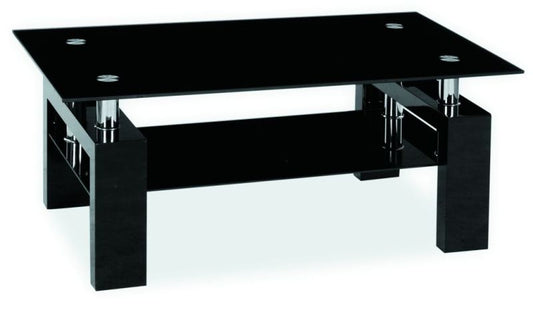Coffee Table Lisa II | size: Length: 110cm, Width: 110cm, Height: 55cm | color: Black | image: 1 | variant: 1006902