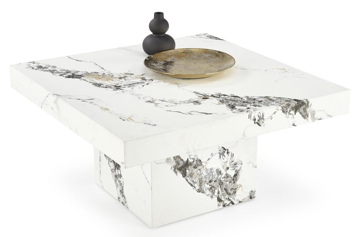 Coffee Table Monolit | size: Length: 80cm, Width: 80cm, Height: 41cm | color: White | image: 0 | variant: 1006736